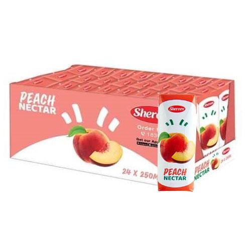 شيرين عصير الخوخ نكتار 250مل 24حبة