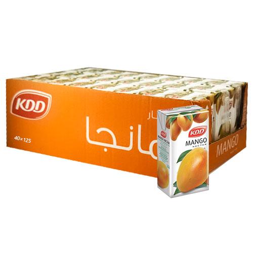 كي دي دي عصير المانجا نكتار 125مل 40حبة