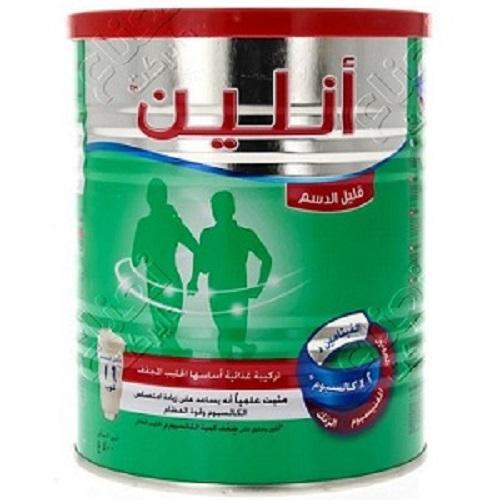 انلين حليب مجفف قليل الدسم لدعم صحة العظام العضلات والمفاصل 400جم