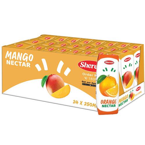 شيرين عصير المانجو نكتار 250مل 24حبة 1كرتون