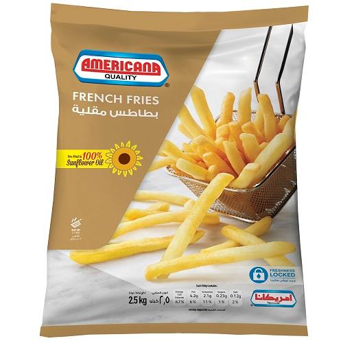 امريكانا بوم فريت بطاط نصف مقلية 2.5كجم
