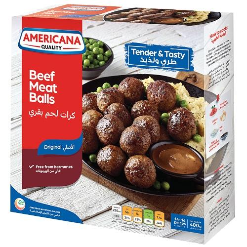 امريكانا كرات لحم بقري 400جم