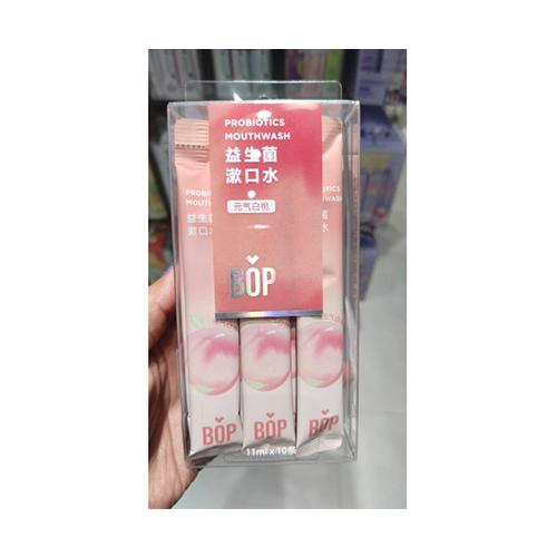 بوب غسول الفم بروبيوتيك بنكهة الخوخ 