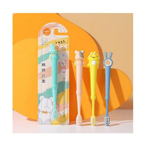 فرشاة اسنان بتصميم مخلوقات ملونة