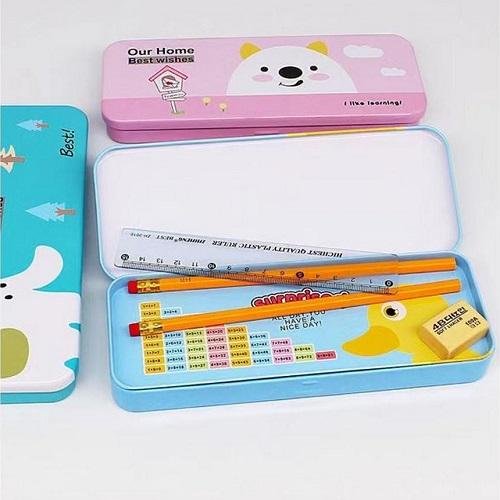 زين كريترز صندوق اقلام رصاص على شكل حيوانات بسيطة