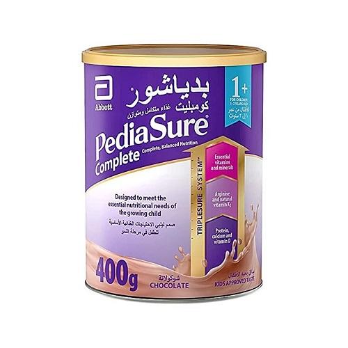 بدياشور كومبليت 1+ غذاء متوازن للاطفال من عمر 1الى3سنوات بنكهة الشوكولاتة 400جم