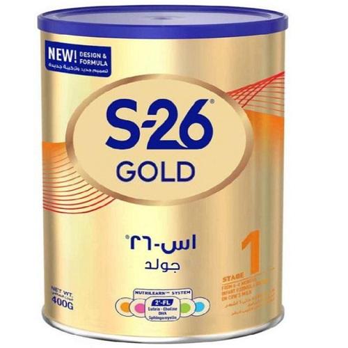 اس 26 جولد 1 تركيبة حليب لتعزيز النمو البدني والعقلي للرضع من الولادة الى6اشهر 400جم