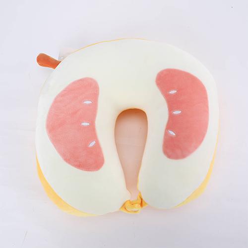 وسادة على شكل حرف يو ملونة