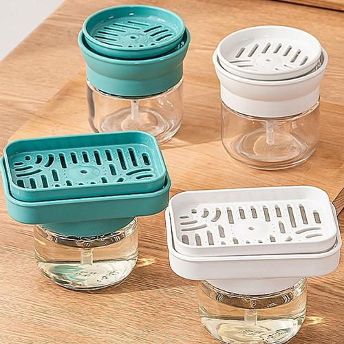 كلين ايز منظم ادوات دائري مع حاوية سائل غسل الصحون