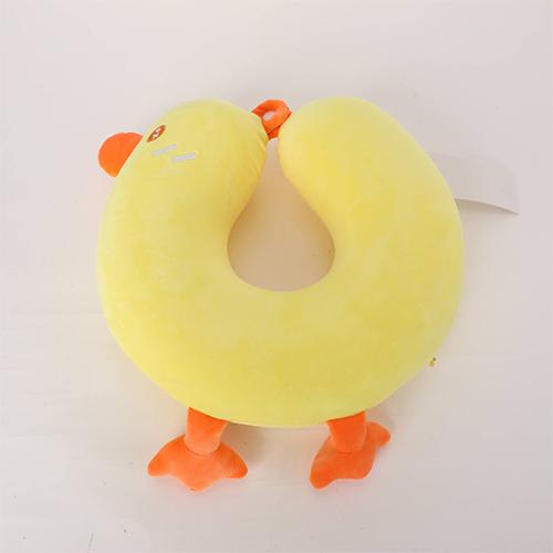 وسادة على شكل حرف يو اصفر