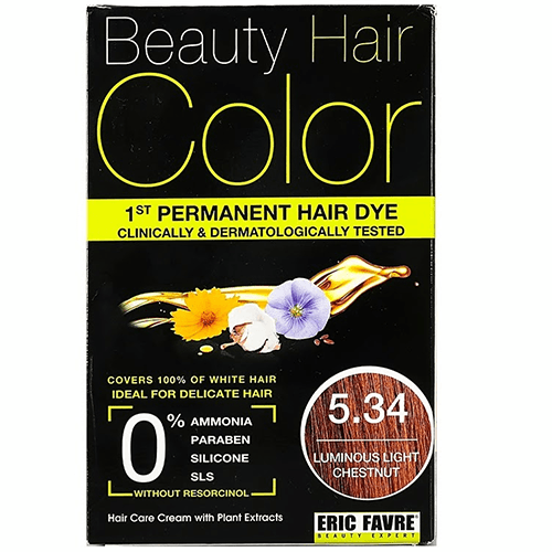 ايريك فافر صبغة بيوتي للشعر لتغير لون الشعر وتثبيته 5.34 كستنائي فاتح