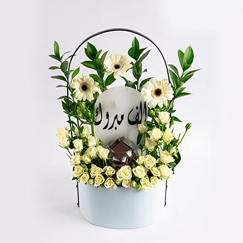 ديكور خشب ورد مع كاكاو مع طباعة عبارة موديل رقم.RS153