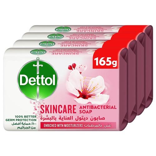 ديتول صابون العناية بالبشرة 165جم 4حبة