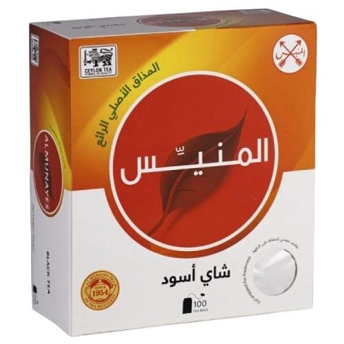 المنيس شاي اسود سيلاني 2جم 100كيس