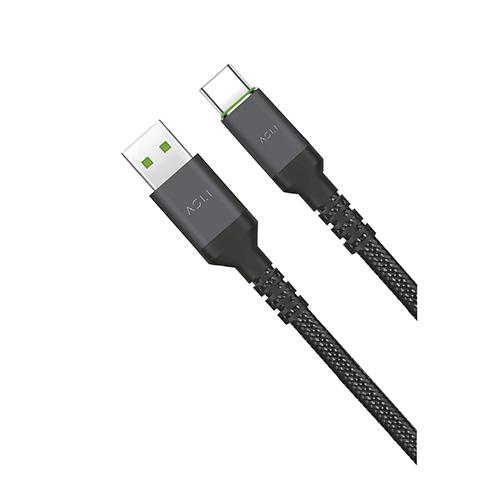 اسلي جلوبال باور كابل برايم USB الى Type C بطول 2م اسود موديل رقم.PWP-AC2G
