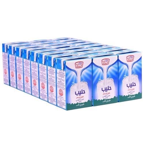 كي دي كاو حليب قليل الدسم طويل الامد 250مل 24حبة