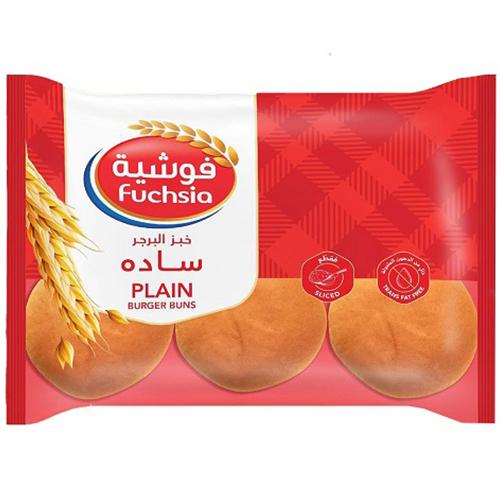 فوشية خبز برجر ساده 6حبة 390جم