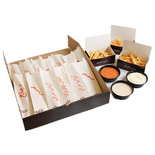 بوكس الديوانية كبير 25ساندويتش