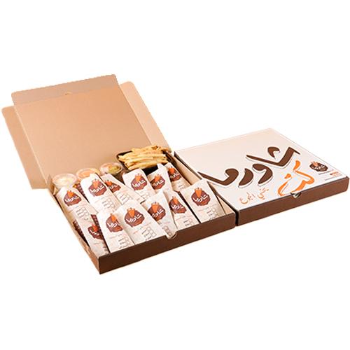 بوكس ميني شاورما فاخر 18ساندويتش