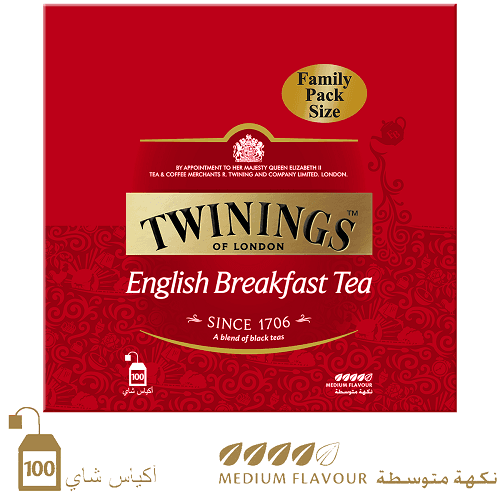 تويننجز شاي الفطور الانجليزي 100كيس