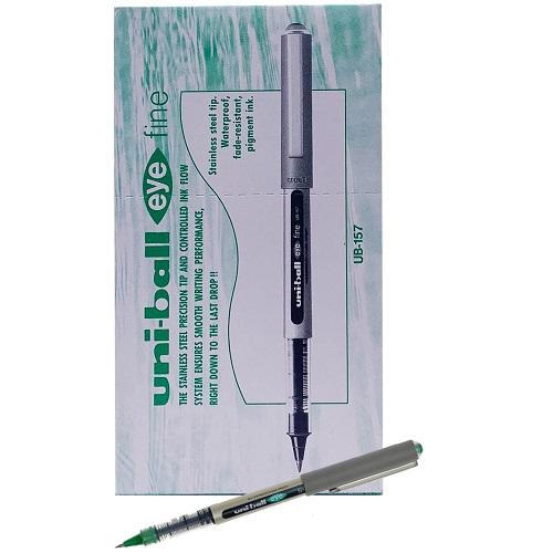 يونيبال قلم حبر سائل اخضر 12حبة