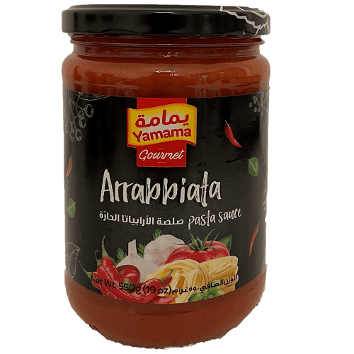 يمامة صلصة الارابياتا الحارة 550جم