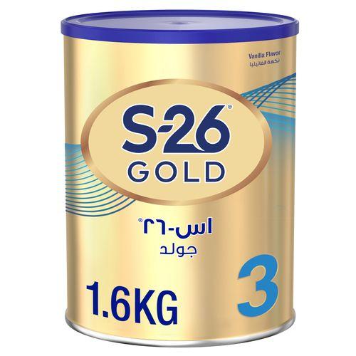 اس 26 جولد 3 تركيبة حليب للنمو الصحي للاطفال من1الى3سنوات 1.6كجم