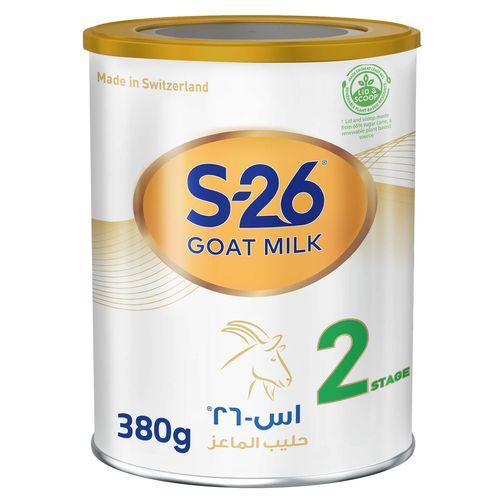 اس 26 تركيبة حليب الماعز 2 للنمو الصحي للرضع من6الي12اشهر 380جم
