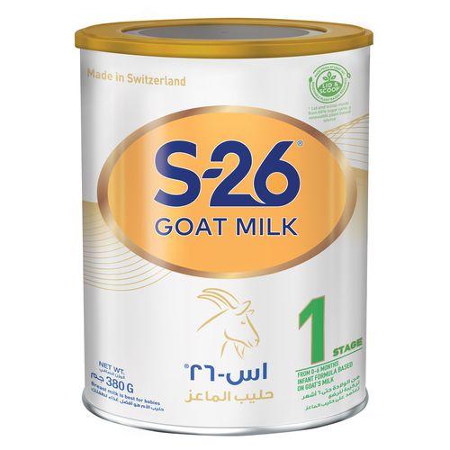 اس 26 تركيبة حليب الماعز 1 للنمو الصحي للرضع من الولادة الي 6اشهر 380جم
