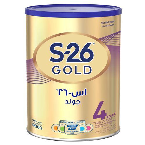 اس 26 جولد 4 تركيبة حليب للنمو الصحي للاطفال من3الي6سنوات 900جم