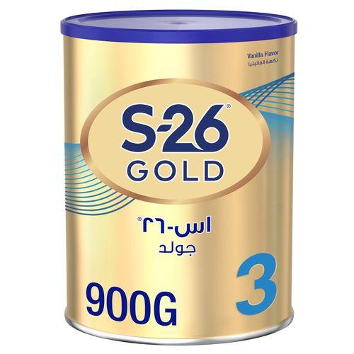 اس 26 جولد 3 تركيبة حليب للنمو الصحي للاطفال من 1الي3سنوات 900جم
