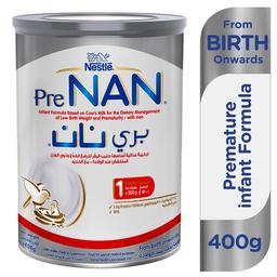 بري نان 1 تركيبه حليب غذائية لتحسين الوزن المنخفض للرضع مناسب منذ الولادة 400جم
