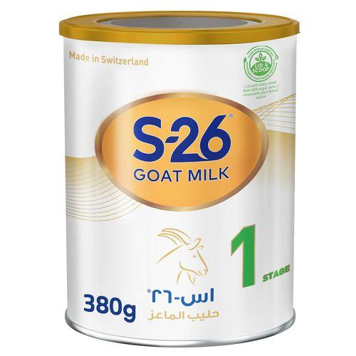 اس 26 تركيبة حليب الماعز 1 للنمو الصحي للرضع من الولادة الي 6اشهر 380جم