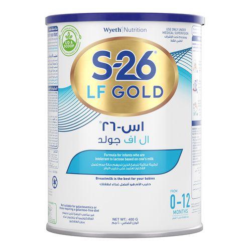 اس 26 ال اف جولد تركيبة حليب بودرة مضاد للارتجاع للرضع من الولادة الى12شهر 400جم