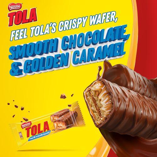 نستله تولا شوكولاتة ويفر مقرمش مغطى بالشوكولاتة الناعمة والكراميل الذهبي 31جم