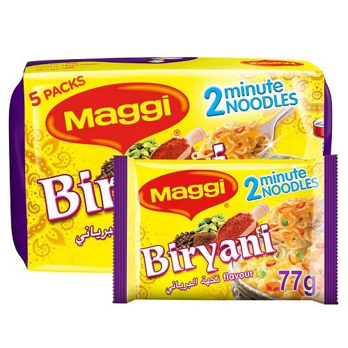 ماجي نودلز بنكهة البرياني 77جم 5حبة