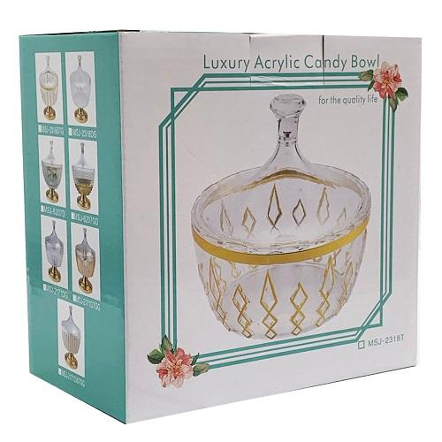 وعاء حلوي اكريليك فاخر موديل رقم.MSJ-2318