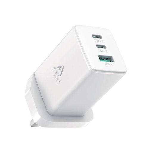 اسلي جلوبال ثاندرفولت شاحن حائط بقوة 65واط ابيض موديل رقم.HC-65W