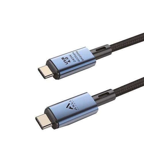 اسلي جلوبال كابل من USB C الي USB C بطول 2م 240واط BPS 8K60هرتز موديل رقم.PW-CC40G2