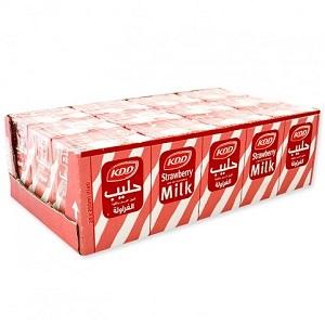 كي دي دي حليب بنكهة الفراولة 250مل 24حبة 1كرتون