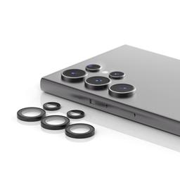 اراري حامي عدسة الكاميرا بتصميم حلقة معدنية سامسونج جالكسي S24+ شفاف موديل رقم.S24P-MCSUB-CL