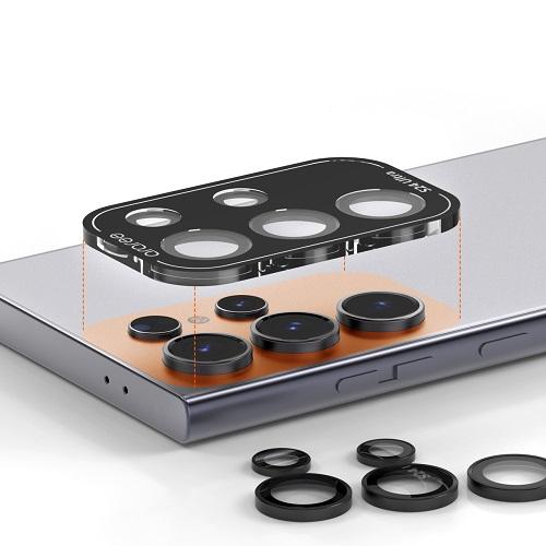 اراري حلقة معدنية سي سوبركور لحماية عدسة الكاميرا لهاتف جالاكسي S24 Ultra شفاف موديل رقم.S24U-MCSUB-CL