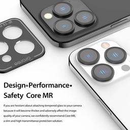 اراري واقي عدسة الكاميرا بقاعده معدنية ايفون 15 برو و 15 برو ماكس شفاف موديل رقم.IP23P-MRCSUB-CL