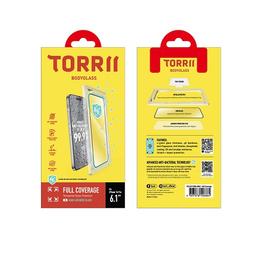 توري بودي جلاس واقي شاشة لهاتف ايفون 14 برو مضادة للبكتيريا 6.1بوصة اسود موديل رقم.IP2261P-BDG-AB02