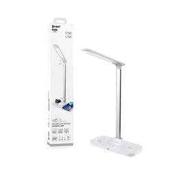 اكس باور دبليو دي ال 5 مصباح مكتبي LED شحن لاسلكي 4في1 15واط ابيض موديل رقم.XP-WDL5-WH