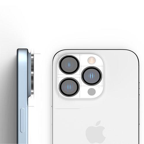 اراري واقي عدسة الكاميرا بقاعده معدنية ايفون 15 برو و 15 برو ماكس شفاف موديل رقم.IP23P-MRCSUB-CL