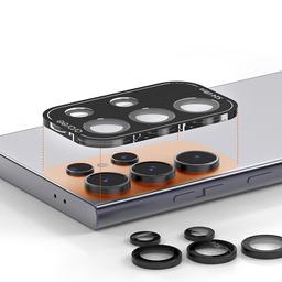 اراري حامي عدسة الكاميرا بتصميم حلقة معدنية سامسونج جالكسي S24+ شفاف موديل رقم.S24P-MCSUB-CL