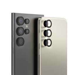 اراري حامي عدسة الكاميرا بتصميم حلقة معدنية سامسونج جالكسي S24+ شفاف موديل رقم.S24P-MCSUB-CL