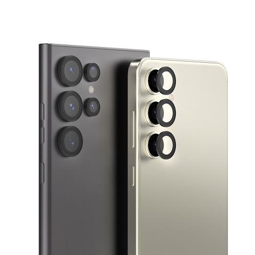 اراري حامي عدسة الكاميرا بتصميم حلقة معدنية سامسونج جالكسي S24+ شفاف موديل رقم.S24P-MCSUB-CL