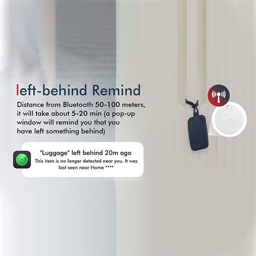 ميلي مي تاج بلص جهاز البحث عن العناصر بتقنية البلوتوث اسود موديل رقم.HD-P16-1